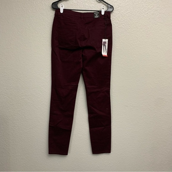Buffalo David Bitton Women’s Hope Burgundy Mid‎ Rise  Skinny Jeans 8 / 29 NWT - Picture 3 of 6